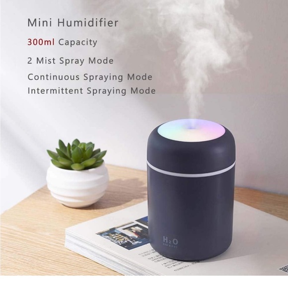 NEW White H2O Humidifier with LED Night Light - Picture 3 of 10